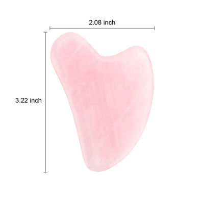 Herramienta portátil de masaje de piedra de Gua Sha de jade natural para cara cuello levantamiento de la piel eliminación de arrugas cuidado de la belleza terapia física