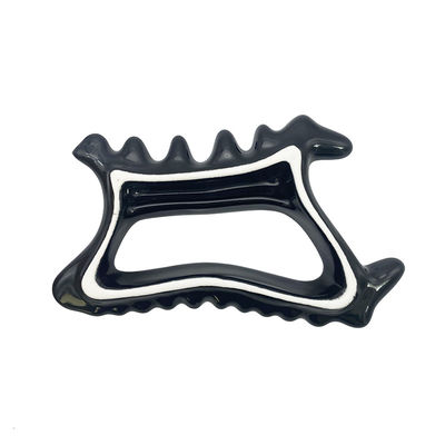 Herramienta de masaje para el cuidado de la salud personal Negro Cerámica Gua Sha Tratamiento facial y corporal Equipo de cuidado de la piel de belleza