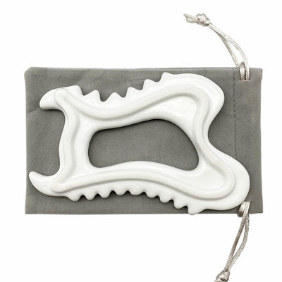 Herramientas faciales de cerámica Gua Sha para el cuidado de la piel de la cara Herramientas fáciles de incluir Bolsa de lujo y guía de regalos para mujeres