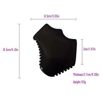 Marca privada Gua Sha Jade Masaje Facial Masaje Natural Piedra Bian Facial Guasha Herramienta de raspado con diseño portátil de mano