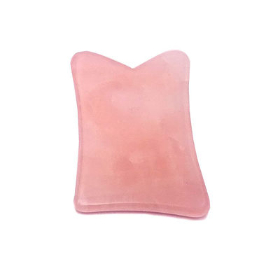 Función de elevación facial Rosa Cuarzo Jade Gua Sha Cristal Facial Roller Masaje Guasha Piedra para el Rejuvenecimiento Facial / Cuerpo