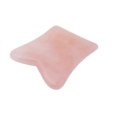 Función de elevación facial Rosa Cuarzo Jade Gua Sha Cristal Facial Roller Masaje Guasha Piedra para el Rejuvenecimiento Facial / Cuerpo