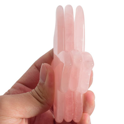 Masajeador facial de forma de mariposa Placa de masaje de Jade Guasha piedra natural Gua Sha raspador para cuello cuerpo acupuntura Spa