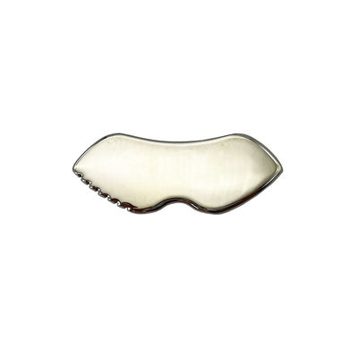 Acero inoxidable Guasha masaje muscular relajante herramienta de metal para masajeador facial sonda de tejidos terapia física placa de raspado