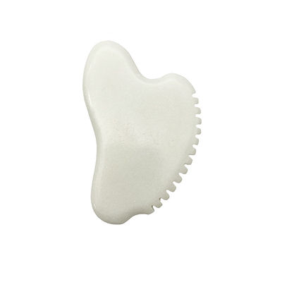Masajeador facial portátil Gua Sha Scraper Natural Jade Stone Cuidado de la piel Masajeador para el Cuerpo Cuello espalda Belleza Salud Ojo SPA
