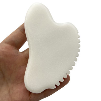 Masajeador facial portátil Gua Sha Scraper Natural Jade Stone Cuidado de la piel Masajeador para el Cuerpo Cuello espalda Belleza Salud Ojo SPA