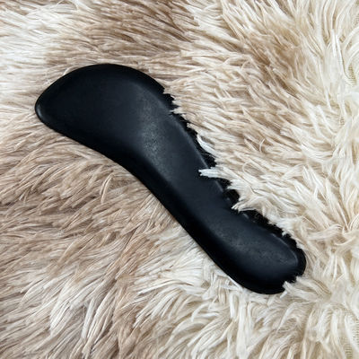 Masajeador facial Jade Gua Sha Tabla de raspadora de piedra natural para el rostro / cuerpo Relajación del músculo meridiano Masaje corporal Cuidado de la piel