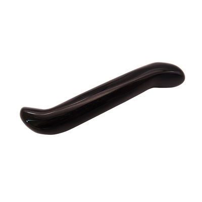 Obsidiano natural varita de masaje en forma de S cristal curativo Yoni varita de masaje palo para el rejuvenecimiento de la cara y el cuerpo