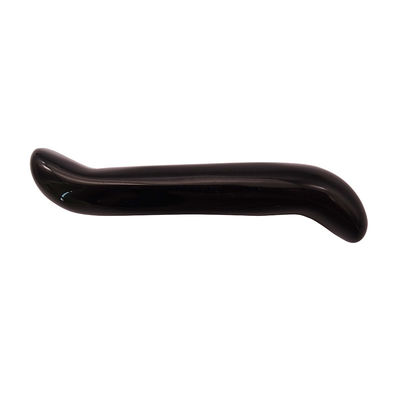 Obsidiano natural varita de masaje en forma de S cristal curativo Yoni varita de masaje palo para el rejuvenecimiento de la cara y el cuerpo