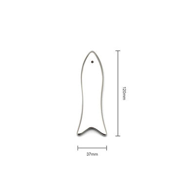 Función de la cosmetología Guasha raspador de acero inoxidable en forma de pez masaje facial Guasha Sha herramienta para el estiramiento facial y la piel antienvejecimiento