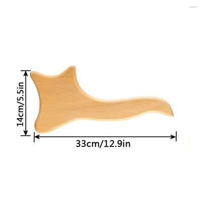 Roller muscular de madera de haya para cosmetología corporal alivio del dolor y drenaje linfático masaje terapia masajista