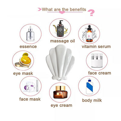 Masaje facial Herramienta cerámica Guasha para el cuello del pie espalda Cuidado de la piel Cuero cabelludo Drenaje linfático y masaje