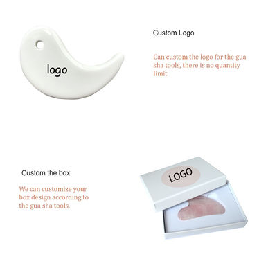 Herramienta cerámica profesional para el levantamiento de cara en V Gua Sha para masaje de línea de mandíbula y alivio de la rigidez muscular
