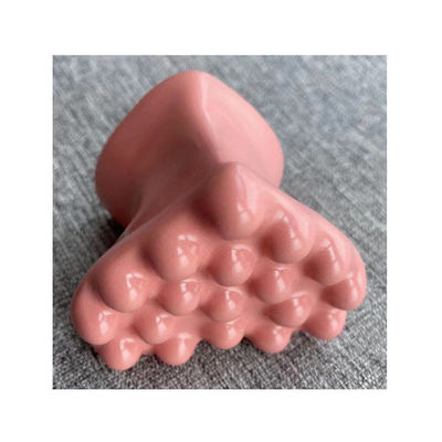 Logotipo personalizado Rosa 3D en forma de corazón Universal Cerámica Gua Sha Raspadora Herramienta de masaje para ojos Cara Cuello Piel Masajista corporal