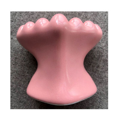Logotipo personalizado Rosa 3D en forma de corazón Universal Cerámica Gua Sha Raspadora Herramienta de masaje para ojos Cara Cuello Piel Masajista corporal
