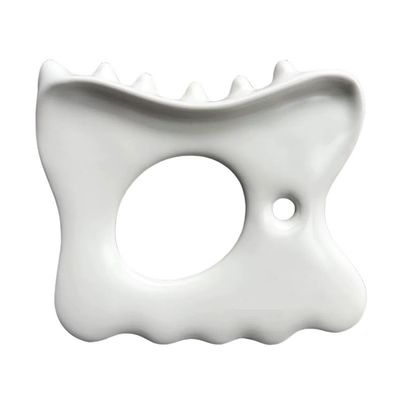 Alivia el estrés muscular y el dolor con el logotipo personalizado de la cerámica Gua Sha Tool.