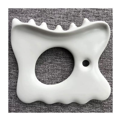 Alivia el estrés muscular y el dolor con el logotipo personalizado de la cerámica Gua Sha Tool.