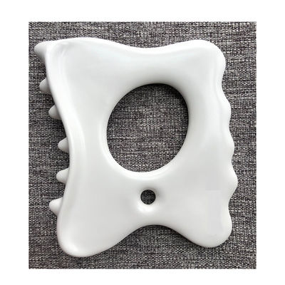 Alivia el estrés muscular y el dolor con el logotipo personalizado de la cerámica Gua Sha Tool.