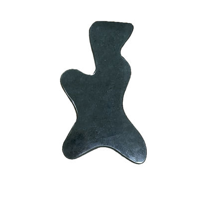 Función de control de tiempo Nefrita verde oscuro Gua Sha Piedra para el cuidado del cuerpo y alivio de la fatiga Diseño portátil