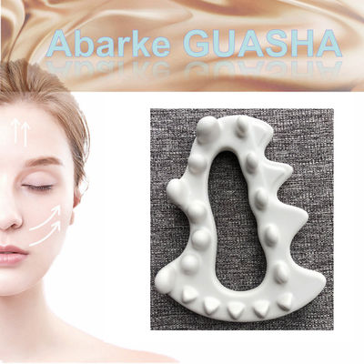 Masajeador Facial para rascarse el cuerpo Gua Sha para la función facial Herramienta de masaje cerámica Guasha