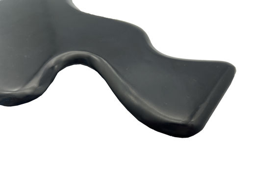 Productos de cuidado corporal Gua Sha Logotipo de tablero Apoyo personalizado Logotipo personalizado Polígono Negro Bianstone Jade Herramienta de masaje