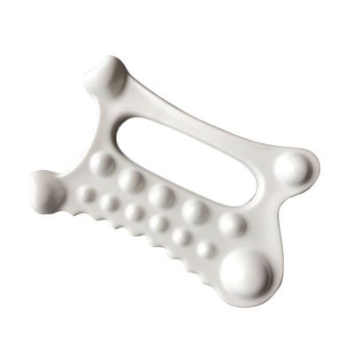 Logotipo personalizado disponible herramienta de masaje de cerámica Gua Sha para escultura corporal y masaje