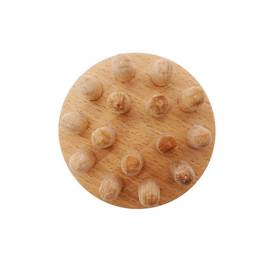 Función musical herramienta de masaje terapéutico de hongo de madera Gua Sha para drenaje linfático de mano y cuerpo completo