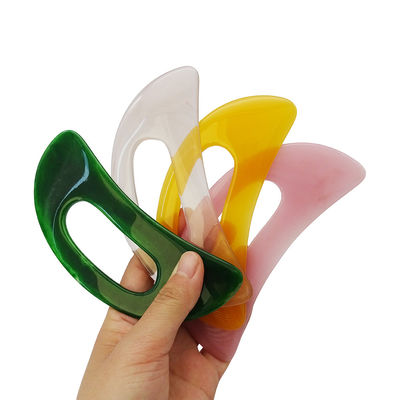 Resina Gua Sha herramienta de masaje terapéutico estilo Protable para la anticelulitis y la escultura corporal