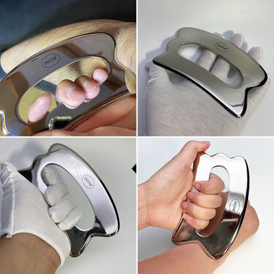 Herramienta de masaje de acero inoxidable Gua Sha para el cuerpo de 2024 para relajar los tejidos blandos
