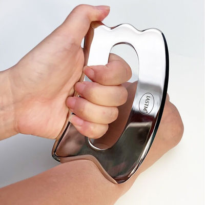 Herramienta de masaje de acero inoxidable Gua Sha para el cuerpo de 2024 para relajar los tejidos blandos