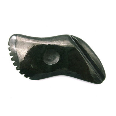 Nefrita verde oscuro natural Jade Gua Sha Herramientas de masaje corporal raspado tradicional para el cuerpo completo 11.8cm*6cm*0.9cm