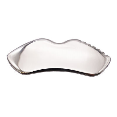 Masajeador facial herramienta de raspado de acero inoxidable portátil Gua Sha para el tratamiento SPA