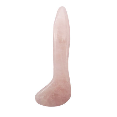 2024 Producto pulido técnico natural rosa rosa cuarzo jade Gua Sha herramienta de masaje para masaje facial caja regalo MOQ 100PCS
