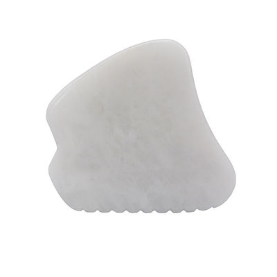 Función Musical Herramienta de masaje de Gua Sha de Jade Blanco para terapia SPA Pulida Pedra de Jade Natural Herramienta de masaje facial Guasha