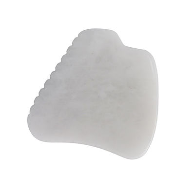 Función Musical Herramienta de masaje de Gua Sha de Jade Blanco para terapia SPA Pulida Pedra de Jade Natural Herramienta de masaje facial Guasha