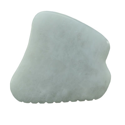 Función Musical Herramienta de masaje de Gua Sha de Jade Blanco para terapia SPA Pulida Pedra de Jade Natural Herramienta de masaje facial Guasha
