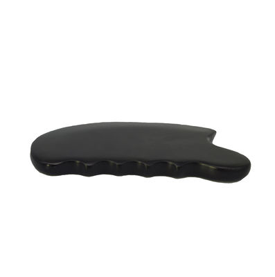 Obtenga un brillo juvenil con piedra blanca negra natural Pura Gua Sha herramienta masaje facial cosmético levantamiento apriete la piel todo el cuerpo