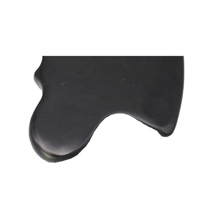 Obtenga un brillo juvenil con piedra blanca negra natural Pura Gua Sha herramienta masaje facial cosmético levantamiento apriete la piel todo el cuerpo