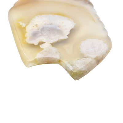 Productos para el masaje de la flor de cerezo natural Agate Guasha Tabla para autoayuda Masaje abkgs-210