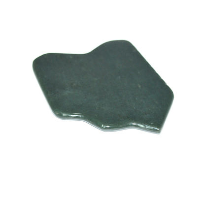 Nefrita verde oscuro Facial Jade Stone Guasha Masajista Tabla para la circulación sanguínea facial