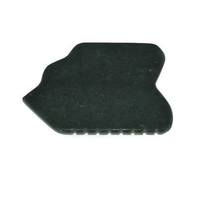 Nefrita verde oscuro Facial Jade Stone Guasha Masajista Tabla para la circulación sanguínea facial