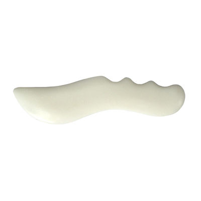 Masajeador corporal Piedra Gua Sha de Jade Blanco para raspar Herramientas de masaje facial y masaje de belleza SPA