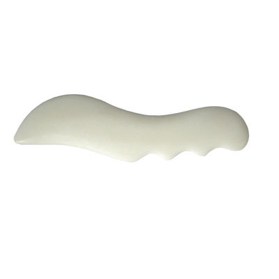 Masajeador corporal Piedra Gua Sha de Jade Blanco para raspar Herramientas de masaje facial y masaje de belleza SPA
