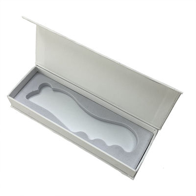Masajeador corporal Piedra Gua Sha de Jade Blanco para raspar Herramientas de masaje facial y masaje de belleza SPA
