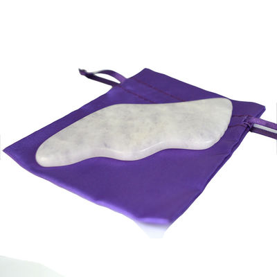 Función de la cabeza de la salud masajeador de jade blanco Facial Guasha masajeador de raspado tabla Gua Sha herramienta de masaje para masajeador de la cabeza