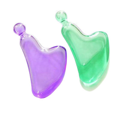 Masaje de refrigeración facial Bolas de hielo de vidrio borosilicato para tablero Gua Sha y experiencia de rejuvenecimiento de SPA de diseño 2021