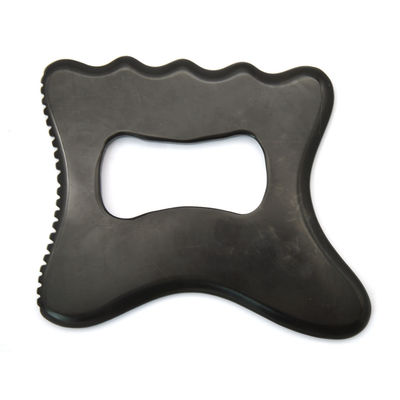 Herramienta profesional de masaje del cuerpo de piedra negra de Bian Gua Sha para cuidado personal de la salud y acupuntura