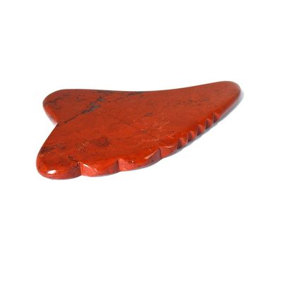 Martillo de masaje de jaspe rojo para SPA Acupuntura de cuerpo Pierna Facial Jade Guasha Masajista Junta Herramienta Gua Sha