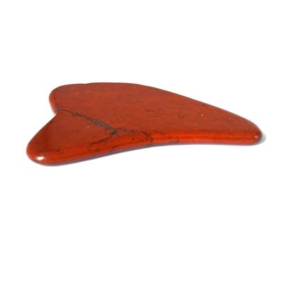 Martillo de masaje de jaspe rojo para SPA Acupuntura de cuerpo Pierna Facial Jade Guasha Masajista Junta Herramienta Gua Sha