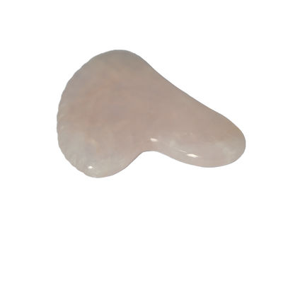Facial rosa forma de corazón rosa cuarzo jade Guasha masajista Gua Sha tabla de masaje herramienta para el cuidado de la salud personal OEM / ODM